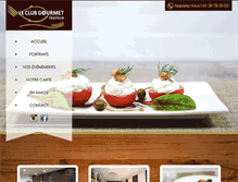 Tablet Screenshot of le-club-gourmet.com